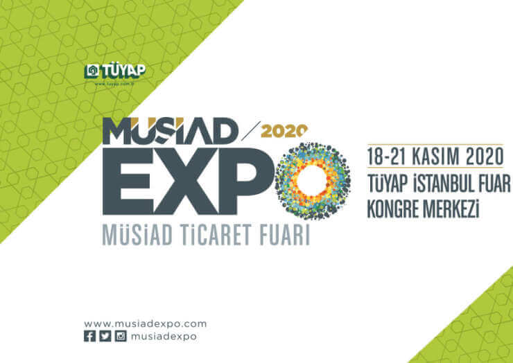 19-21 Kasım Tüyap  Musiad Expo Ticaret Fuarında